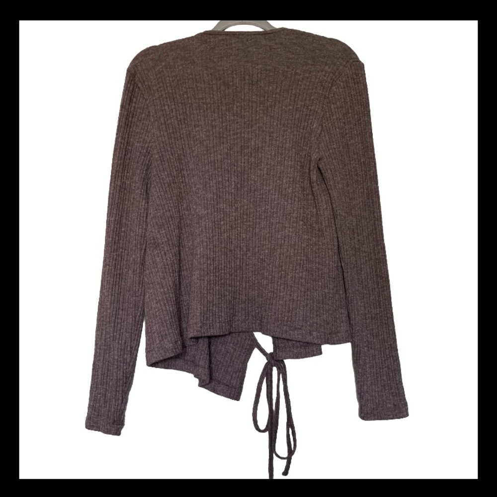 MADEWELL Womens Cardigan Size Large Tie Front Closure - Picture 2 of 8